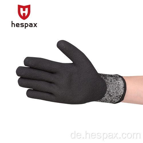 HESPAX-Schutz gegen den Anti-Cut-Handschuh EN388 Bauindustrie